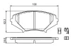 Bremsbelagsatz, Scheibenbremse BOSCH 0 986 494 220 Bild Bremsbelagsatz, Scheibenbremse BOSCH 0 986 494 220