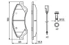 Bremsbelagsatz, Scheibenbremse BOSCH 0 986 494 236 Bild Bremsbelagsatz, Scheibenbremse BOSCH 0 986 494 236