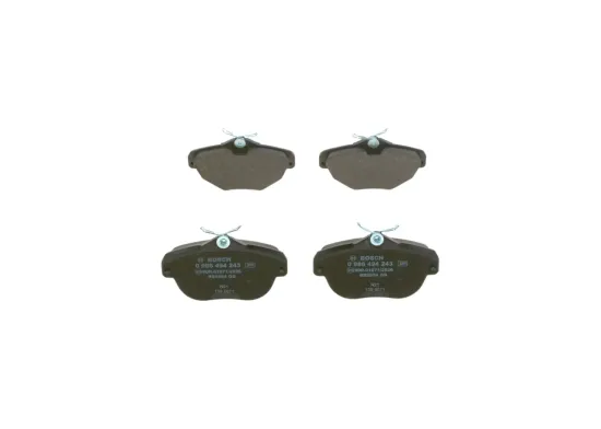 Bremsbelagsatz, Scheibenbremse Hinterachse BOSCH 0 986 494 243 Bild Bremsbelagsatz, Scheibenbremse Hinterachse BOSCH 0 986 494 243