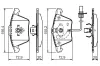 Bremsbelagsatz, Scheibenbremse BOSCH 0 986 494 271 Bild Bremsbelagsatz, Scheibenbremse BOSCH 0 986 494 271