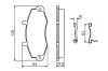 Bremsbelagsatz, Scheibenbremse BOSCH 0 986 494 292 Bild Bremsbelagsatz, Scheibenbremse BOSCH 0 986 494 292