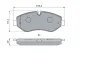 Bremsbelagsatz, Scheibenbremse BOSCH 0 986 494 293 Bild Bremsbelagsatz, Scheibenbremse BOSCH 0 986 494 293