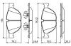 Bremsbelagsatz, Scheibenbremse BOSCH 0 986 494 307 Bild Bremsbelagsatz, Scheibenbremse BOSCH 0 986 494 307