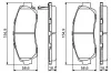 Bremsbelagsatz, Scheibenbremse Vorderachse BOSCH 0 986 494 308 Bild Bremsbelagsatz, Scheibenbremse Vorderachse BOSCH 0 986 494 308