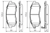 Bremsbelagsatz, Scheibenbremse BOSCH 0 986 494 337 Bild Bremsbelagsatz, Scheibenbremse BOSCH 0 986 494 337