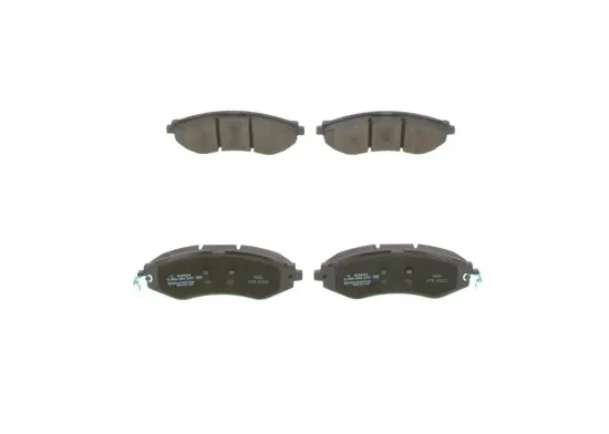 Bremsbelagsatz, Scheibenbremse Vorderachse BOSCH 0 986 494 343 Bild Bremsbelagsatz, Scheibenbremse Vorderachse BOSCH 0 986 494 343