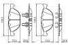 Bremsbelagsatz, Scheibenbremse BOSCH 0 986 494 349 Bild Bremsbelagsatz, Scheibenbremse BOSCH 0 986 494 349