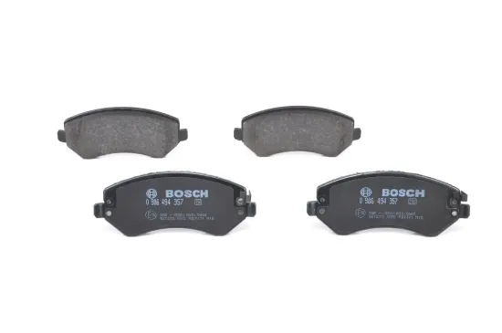 Bremsbelagsatz, Scheibenbremse Vorderachse BOSCH 0 986 494 357 Bild Bremsbelagsatz, Scheibenbremse Vorderachse BOSCH 0 986 494 357