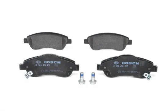 Bremsbelagsatz, Scheibenbremse Vorderachse BOSCH 0 986 494 379 Bild Bremsbelagsatz, Scheibenbremse Vorderachse BOSCH 0 986 494 379