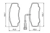 Bremsbelagsatz, Scheibenbremse BOSCH 0 986 494 391 Bild Bremsbelagsatz, Scheibenbremse BOSCH 0 986 494 391