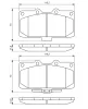 Bremsbelagsatz, Scheibenbremse Vorderachse BOSCH 0 986 494 398 Bild Bremsbelagsatz, Scheibenbremse Vorderachse BOSCH 0 986 494 398