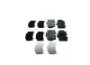 Bremsbelagsatz, Scheibenbremse Vorderachse BOSCH 0 986 494 398 Bild Bremsbelagsatz, Scheibenbremse Vorderachse BOSCH 0 986 494 398