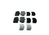 Bremsbelagsatz, Scheibenbremse Vorderachse BOSCH 0 986 494 398 Bild Bremsbelagsatz, Scheibenbremse Vorderachse BOSCH 0 986 494 398