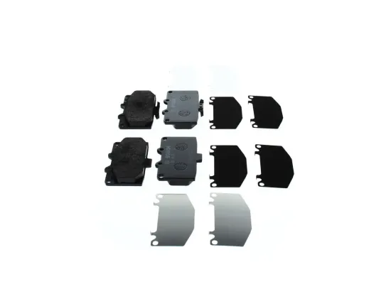 Bremsbelagsatz, Scheibenbremse Vorderachse BOSCH 0 986 494 398 Bild Bremsbelagsatz, Scheibenbremse Vorderachse BOSCH 0 986 494 398