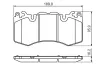 Bremsbelagsatz, Scheibenbremse Vorderachse BOSCH 0 986 494 440 Bild Bremsbelagsatz, Scheibenbremse Vorderachse BOSCH 0 986 494 440
