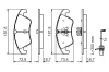 Bremsbelagsatz, Scheibenbremse BOSCH 0 986 494 456 Bild Bremsbelagsatz, Scheibenbremse BOSCH 0 986 494 456