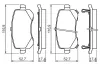 Bremsbelagsatz, Scheibenbremse BOSCH 0 986 494 496 Bild Bremsbelagsatz, Scheibenbremse BOSCH 0 986 494 496