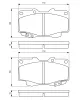 Bremsbelagsatz, Scheibenbremse BOSCH 0 986 494 497 Bild Bremsbelagsatz, Scheibenbremse BOSCH 0 986 494 497