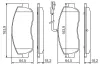 Bremsbelagsatz, Scheibenbremse BOSCH 0 986 494 498 Bild Bremsbelagsatz, Scheibenbremse BOSCH 0 986 494 498