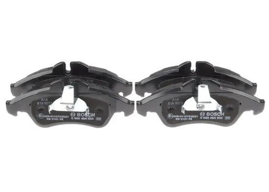 Bremsbelagsatz, Scheibenbremse BOSCH 0 986 494 504 Bild Bremsbelagsatz, Scheibenbremse BOSCH 0 986 494 504