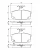 Bremsbelagsatz, Scheibenbremse BOSCH 0 986 494 531 Bild Bremsbelagsatz, Scheibenbremse BOSCH 0 986 494 531