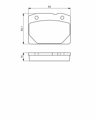 Bremsbelagsatz, Scheibenbremse Vorderachse BOSCH 0 986 494 568 Bild Bremsbelagsatz, Scheibenbremse Vorderachse BOSCH 0 986 494 568
