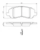 Bremsbelagsatz, Scheibenbremse BOSCH 0 986 494 575 Bild Bremsbelagsatz, Scheibenbremse BOSCH 0 986 494 575