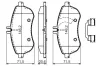 Bremsbelagsatz, Scheibenbremse BOSCH 0 986 494 593 Bild Bremsbelagsatz, Scheibenbremse BOSCH 0 986 494 593