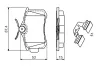 Bremsbelagsatz, Scheibenbremse BOSCH 0 986 494 597 Bild Bremsbelagsatz, Scheibenbremse BOSCH 0 986 494 597