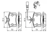 Bremsbelagsatz, Scheibenbremse BOSCH 0 986 494 599 Bild Bremsbelagsatz, Scheibenbremse BOSCH 0 986 494 599