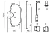 Bremsbelagsatz, Scheibenbremse BOSCH 0 986 494 603 Bild Bremsbelagsatz, Scheibenbremse BOSCH 0 986 494 603