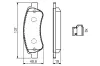 Bremsbelagsatz, Scheibenbremse BOSCH 0 986 494 604 Bild Bremsbelagsatz, Scheibenbremse BOSCH 0 986 494 604