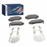 Bremsbelagsatz, Scheibenbremse Vorderachse BOSCH 0 986 494 609