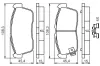 Bremsbelagsatz, Scheibenbremse BOSCH 0 986 494 618 Bild Bremsbelagsatz, Scheibenbremse BOSCH 0 986 494 618