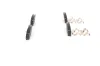 Bremsbelagsatz, Scheibenbremse Vorderachse BOSCH 0 986 494 633 Bild Bremsbelagsatz, Scheibenbremse Vorderachse BOSCH 0 986 494 633