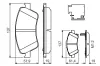 Bremsbelagsatz, Scheibenbremse BOSCH 0 986 494 638 Bild Bremsbelagsatz, Scheibenbremse BOSCH 0 986 494 638