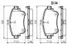 Bremsbelagsatz, Scheibenbremse BOSCH 0 986 494 663 Bild Bremsbelagsatz, Scheibenbremse BOSCH 0 986 494 663