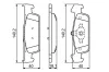 Bremsbelagsatz, Scheibenbremse BOSCH 0 986 494 697 Bild Bremsbelagsatz, Scheibenbremse BOSCH 0 986 494 697