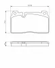 Bremsbelagsatz, Scheibenbremse Vorderachse BOSCH 0 986 494 702 Bild Bremsbelagsatz, Scheibenbremse Vorderachse BOSCH 0 986 494 702