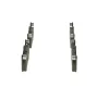 Bremsbelagsatz, Scheibenbremse Vorderachse BOSCH 0 986 494 710 Bild Bremsbelagsatz, Scheibenbremse Vorderachse BOSCH 0 986 494 710