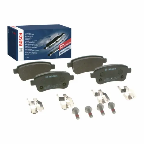 Bremsbelagsatz, Scheibenbremse Hinterachse BOSCH 0 986 494 735 Bild Bremsbelagsatz, Scheibenbremse Hinterachse BOSCH 0 986 494 735