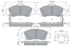 Bremsbelagsatz, Scheibenbremse BOSCH 0 986 494 760 Bild Bremsbelagsatz, Scheibenbremse BOSCH 0 986 494 760
