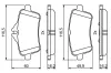 Bremsbelagsatz, Scheibenbremse BOSCH 0 986 494 771 Bild Bremsbelagsatz, Scheibenbremse BOSCH 0 986 494 771