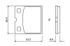 Bremsbelagsatz, Scheibenbremse BOSCH 0 986 494 775 Bild Bremsbelagsatz, Scheibenbremse BOSCH 0 986 494 775