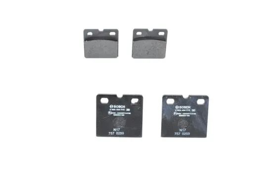 Bremsbelagsatz, Scheibenbremse BOSCH 0 986 494 775 Bild Bremsbelagsatz, Scheibenbremse BOSCH 0 986 494 775