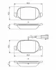 Bremsbelagsatz, Scheibenbremse BOSCH 0 986 494 776 Bild Bremsbelagsatz, Scheibenbremse BOSCH 0 986 494 776