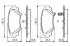 Bremsbelagsatz, Scheibenbremse BOSCH 0 986 494 803 Bild Bremsbelagsatz, Scheibenbremse BOSCH 0 986 494 803