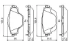 Bremsbelagsatz, Scheibenbremse BOSCH 0 986 494 805 Bild Bremsbelagsatz, Scheibenbremse BOSCH 0 986 494 805