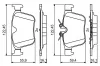 Bremsbelagsatz, Scheibenbremse BOSCH 0 986 494 819 Bild Bremsbelagsatz, Scheibenbremse BOSCH 0 986 494 819