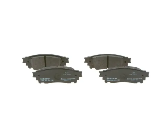 Bremsbelagsatz, Scheibenbremse Hinterachse BOSCH 0 986 494 822 Bild Bremsbelagsatz, Scheibenbremse Hinterachse BOSCH 0 986 494 822